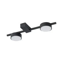 Sklep Kaja Czarna lampa sufitowa na dwa źródła światła 8264 | Kaja Oświetlenie czarny Best Sale