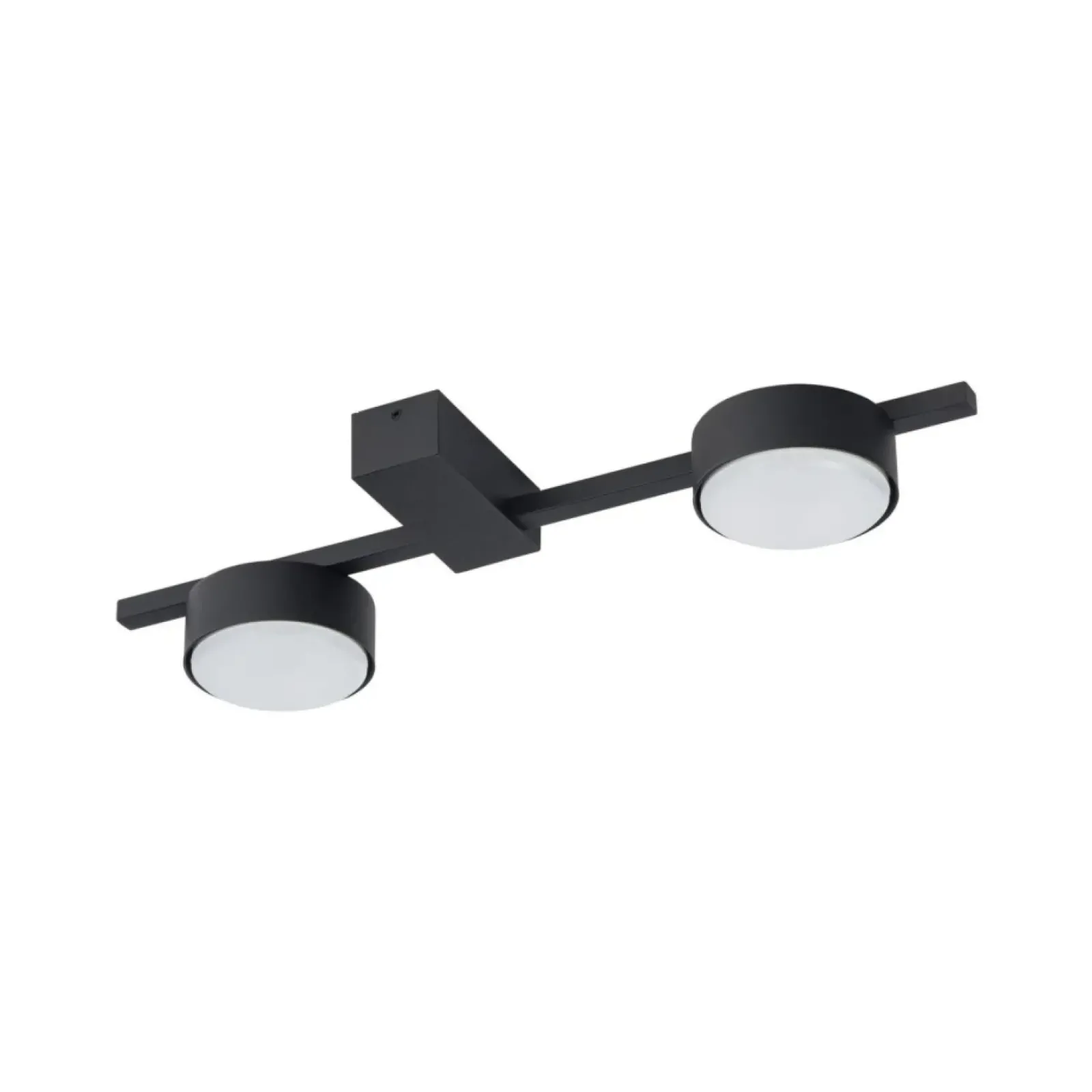 Sklep Kaja Czarna lampa sufitowa na dwa źródła światła 8264 | Kaja Oświetlenie czarny Best Sale