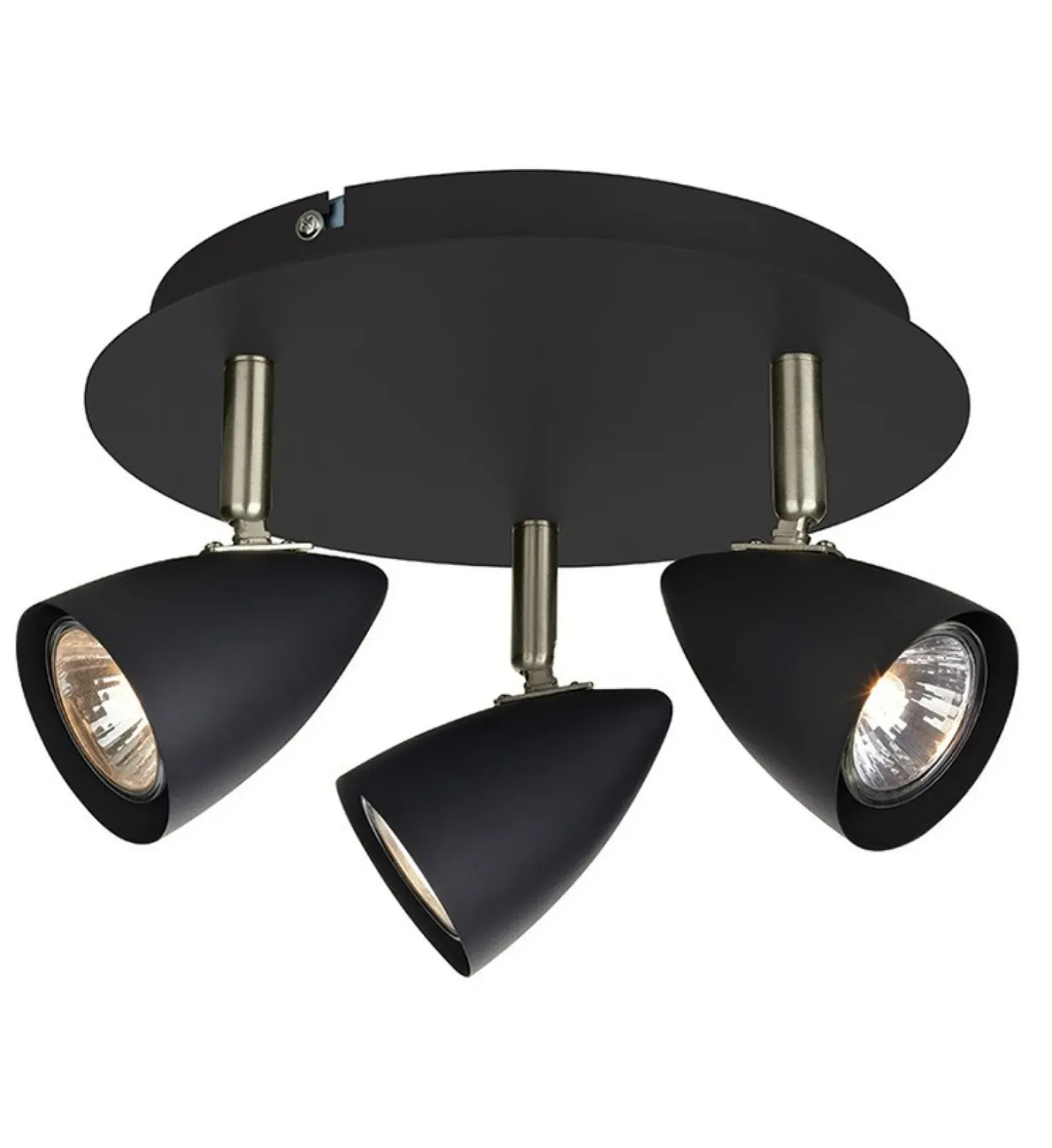 Sklep Kaja Czarna lampa sufitowa regulacja kąta świecenia 107411 | Kaja New