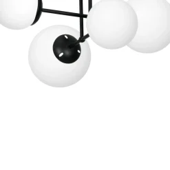 Sklep Kaja Czarna lampa sufitowa z białymi kloszami MLP6527 LIMA | Kaja Flash Sale