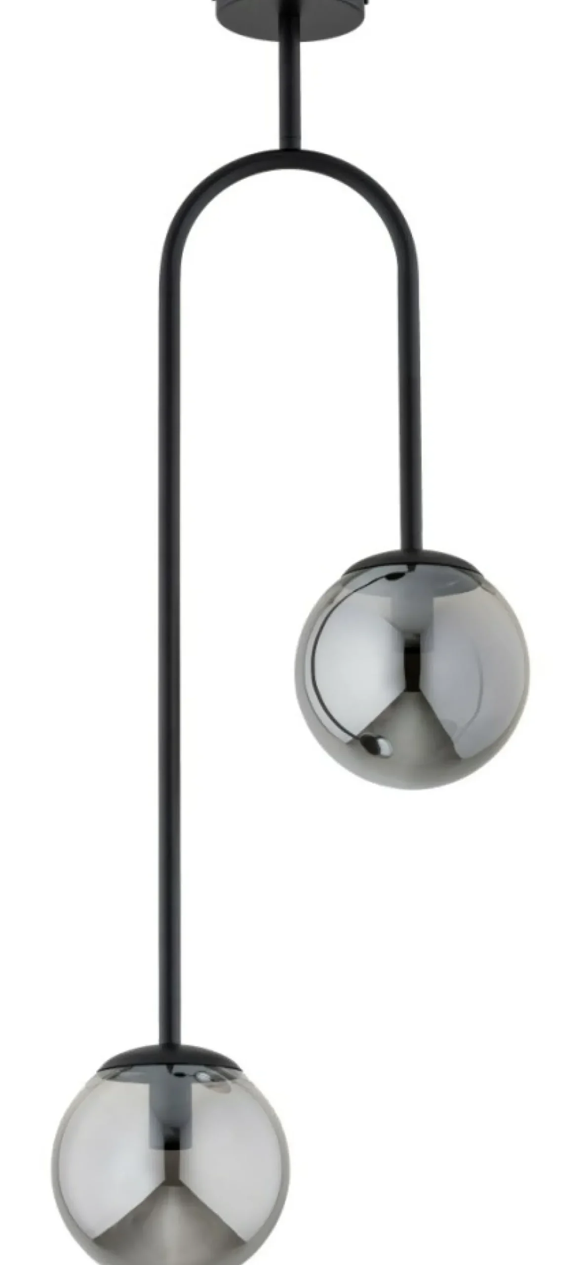 Sklep Kaja Czarna lampa sufitowa z dwoma kloszami AL 62450 z serii VECTOR | Kaja Oświetleni Cheap