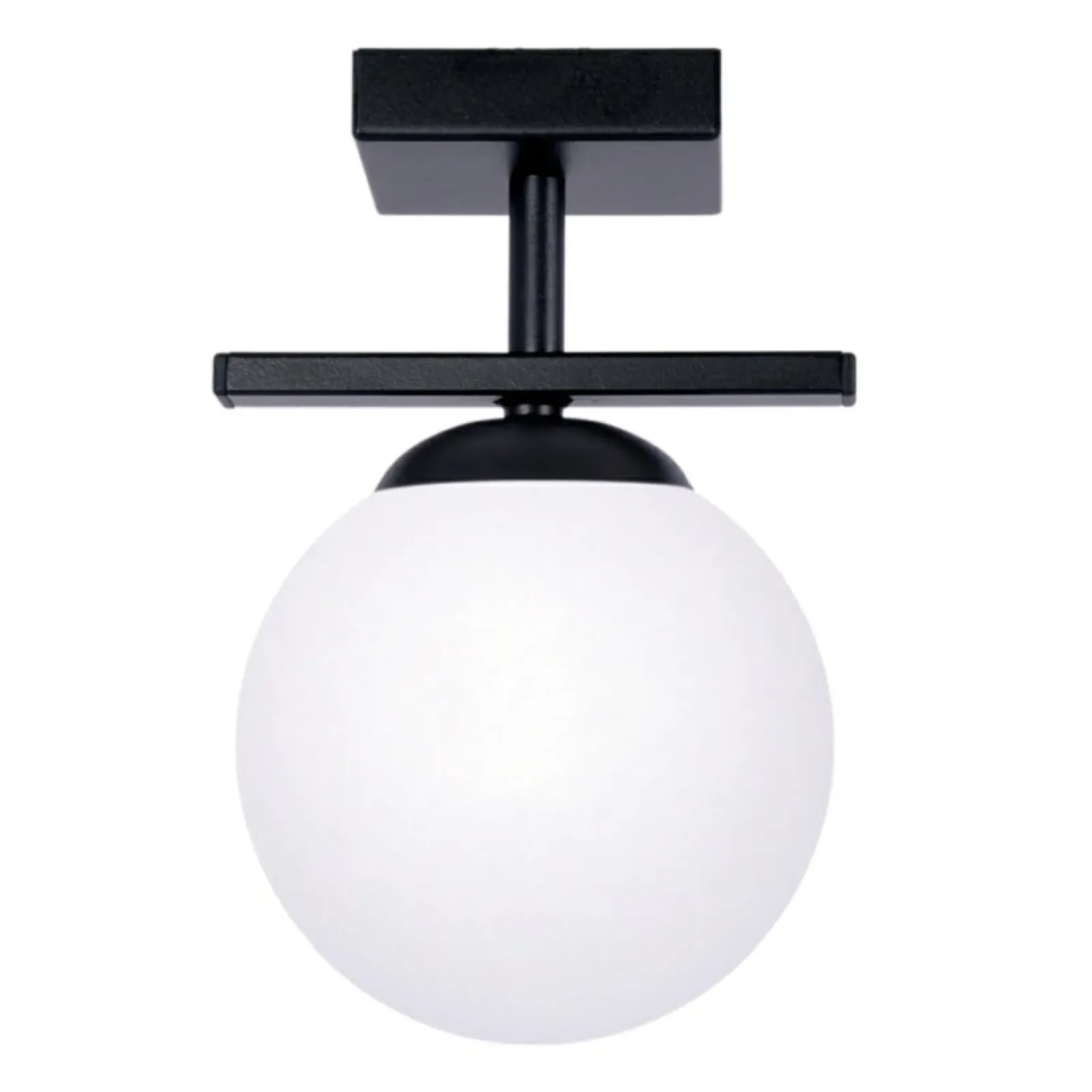 Sklep Kaja Czarna lampa sufitowa z jednym kloszem ZM 1210 GLOBE | Kaja Best