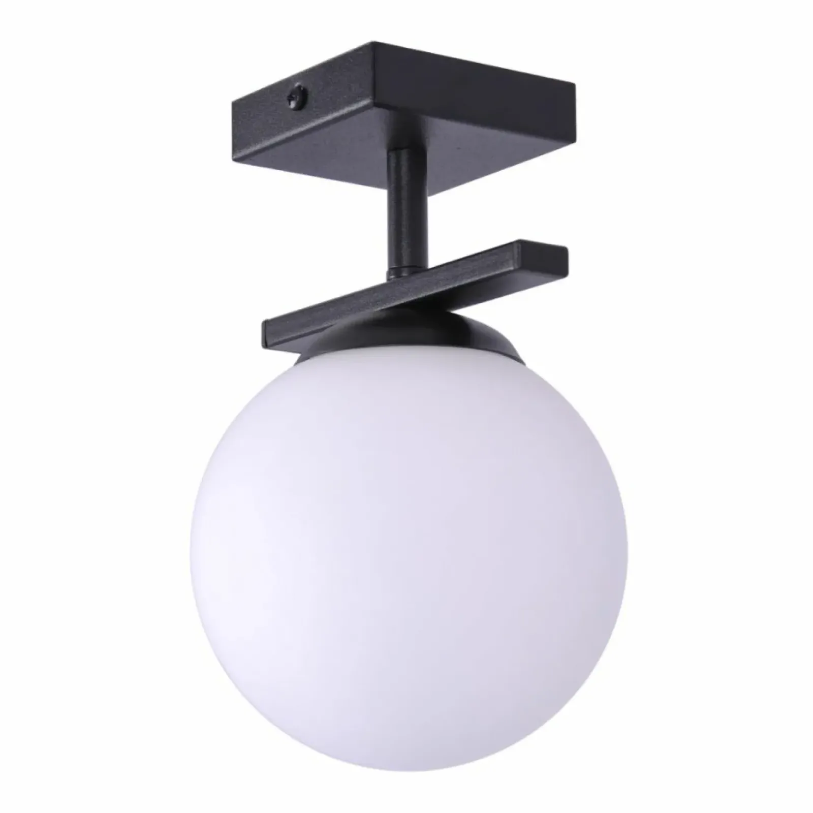 Sklep Kaja Czarna lampa sufitowa z jednym kloszem ZM 1210 GLOBE | Kaja Best
