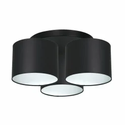 Sklep Kaja Czarna lampa sufitowa z klasycznymi abażurami LX 3469 z serii ARDEN* Żyrandole Z Abażurem