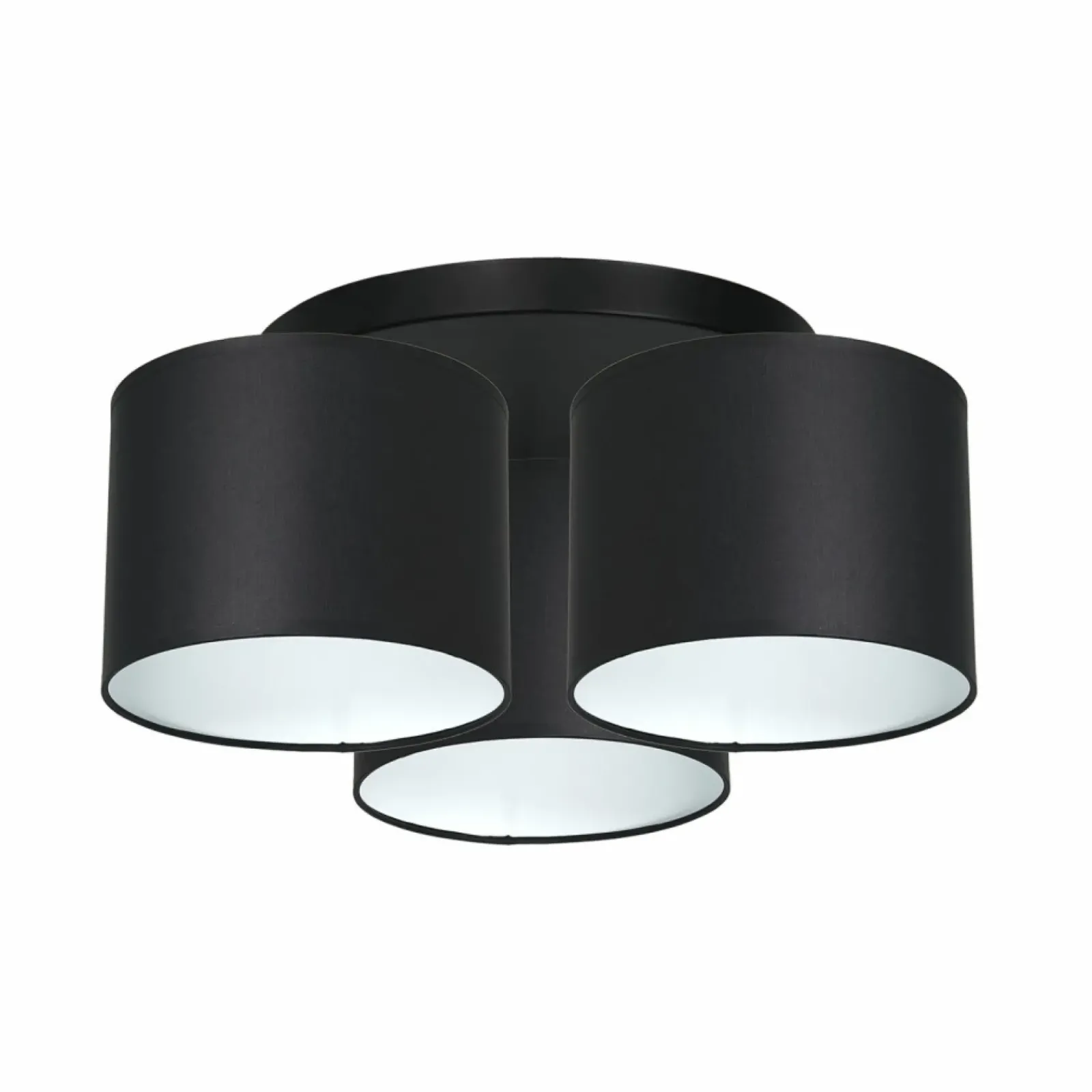 Sklep Kaja Czarna lampa sufitowa z klasycznymi abażurami LX 3469 z serii ARDEN* Żyrandole Z Abażurem