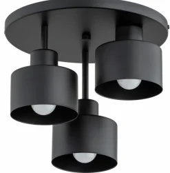Sklep Kaja Czarna lampa sufitowa z metalowymi kloszami AL 62346 z serii ERANI Outlet
