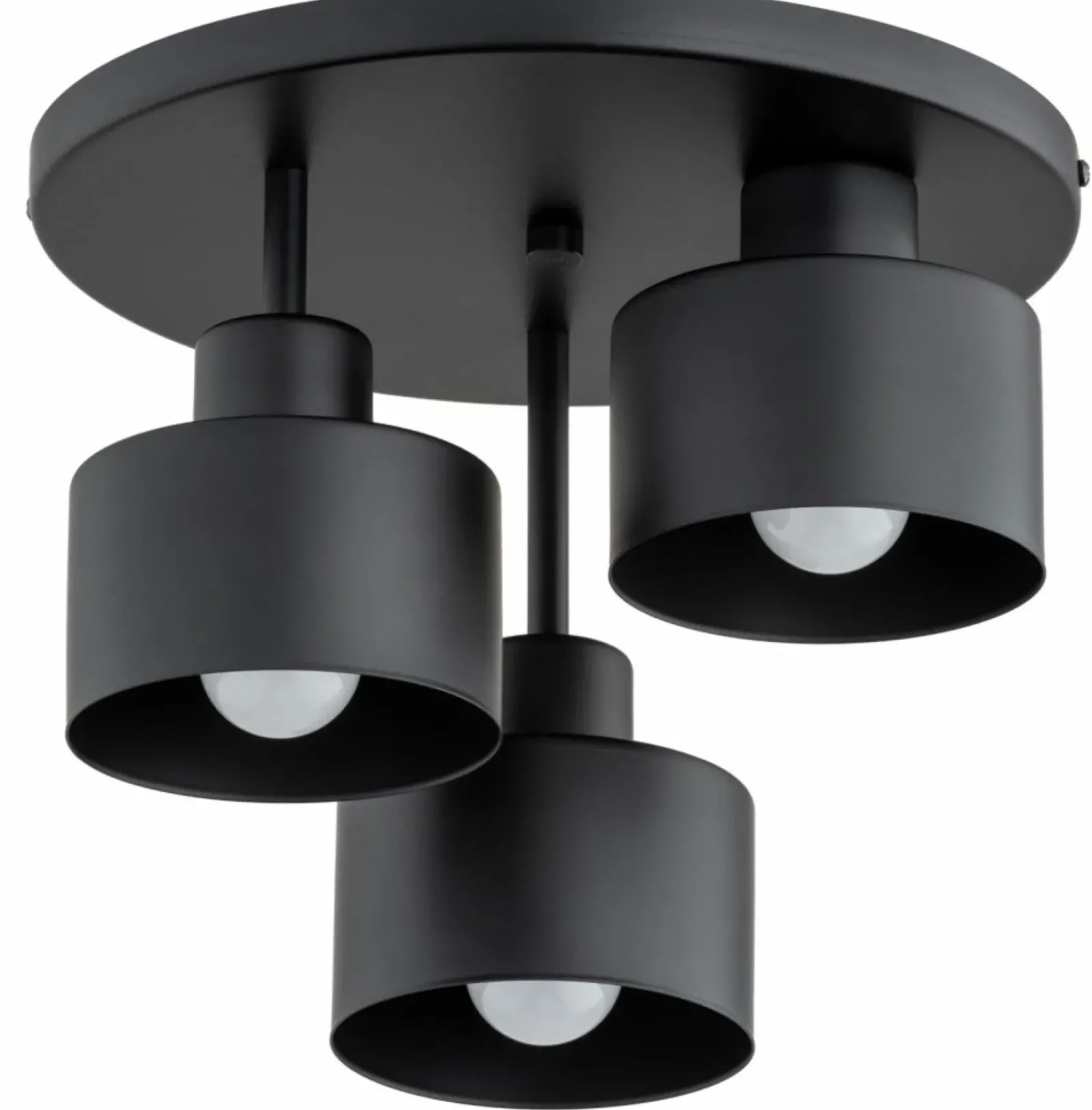 Sklep Kaja Czarna lampa sufitowa z metalowymi kloszami AL 62346 z serii ERANI Outlet