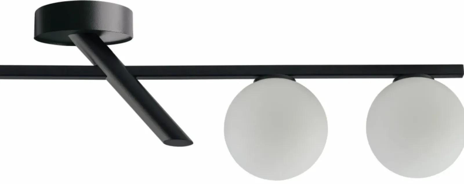 Sklep Kaja Czarna lampa sufitowa z okrągłymi kloszami SIG 33325 z serii ZOE Discount