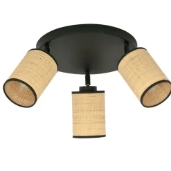 Sklep Kaja Czarna lampa sufitowa z ruchomymi światłami 1151/3PREM YOGA | Kaja Best Sale