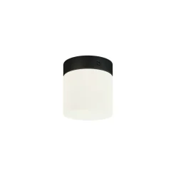 Sklep Kaja Czarna lampa sufitowa z trzonkiem G9 8055 | Kaja Oświetlenie* Plafony Nowoczesne