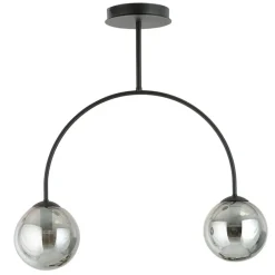 Sklep Kaja Czarna lampa sufitowa z wygiętym w łuk stelażem 1287/2 z serii ARCHI New
