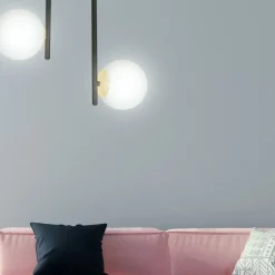 Sklep Kaja Czarna lampa sufitowa ze złotymi podkładkami 1032/2 RAGNAR | Kaja Store