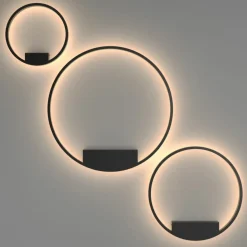 Sklep Kaja Czarna lampa sufitowa, zintegrowany LED MOD058CL-L35B3K z serii RIM* Plafony Nowoczesne|Lampy Led