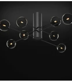 Sklep Kaja Czarna lampa tuba z rozłożystymi ramionami 67753 OSLO | Kaja Cheap