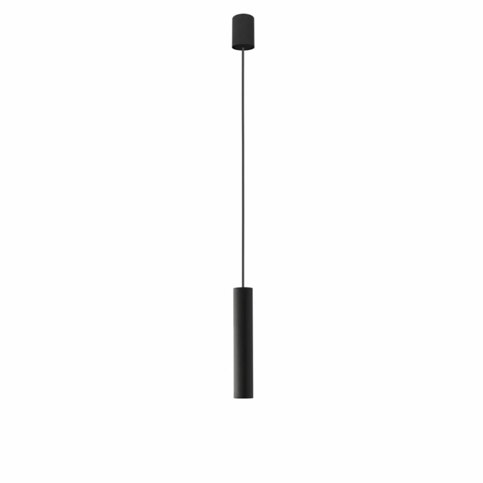 Sklep Kaja Czarna lampa wisząca – tuba z gwintem E27 7852 | Kaja Oświetlenie czarny Cheap