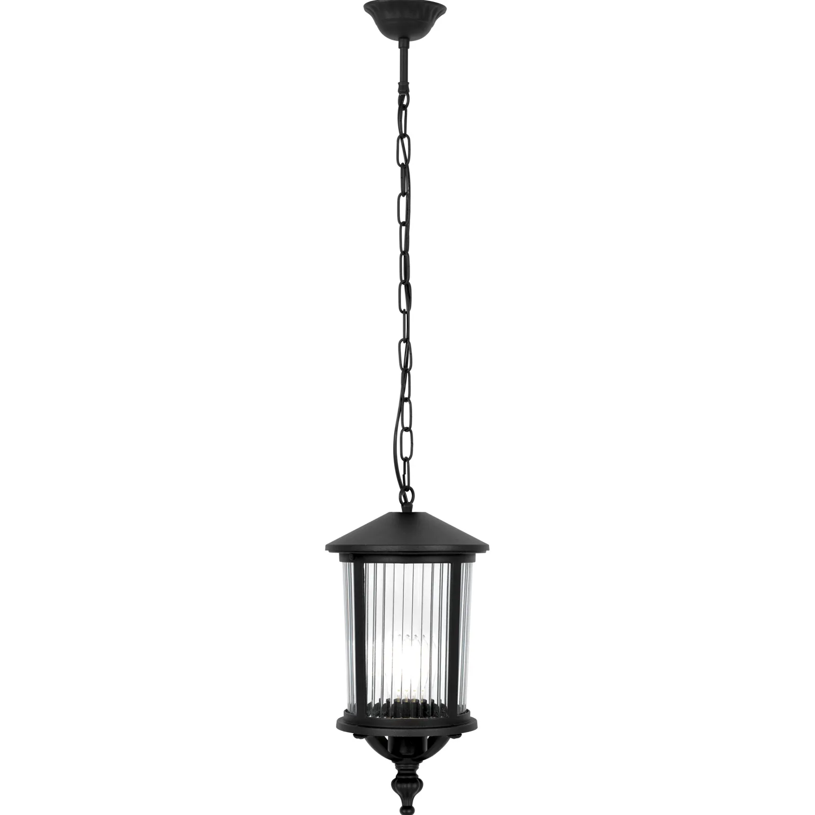 Sklep Kaja Czarna lampa wisząca do oświetlenia tarasu K-8221 z serii MIAMI* Lampy Ogrodowe Wiszące