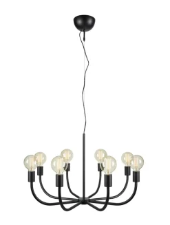Sklep Kaja Czarna lampa wisząca do salonu lub jadalni 108292 | Kaja Oświetlenie Discount