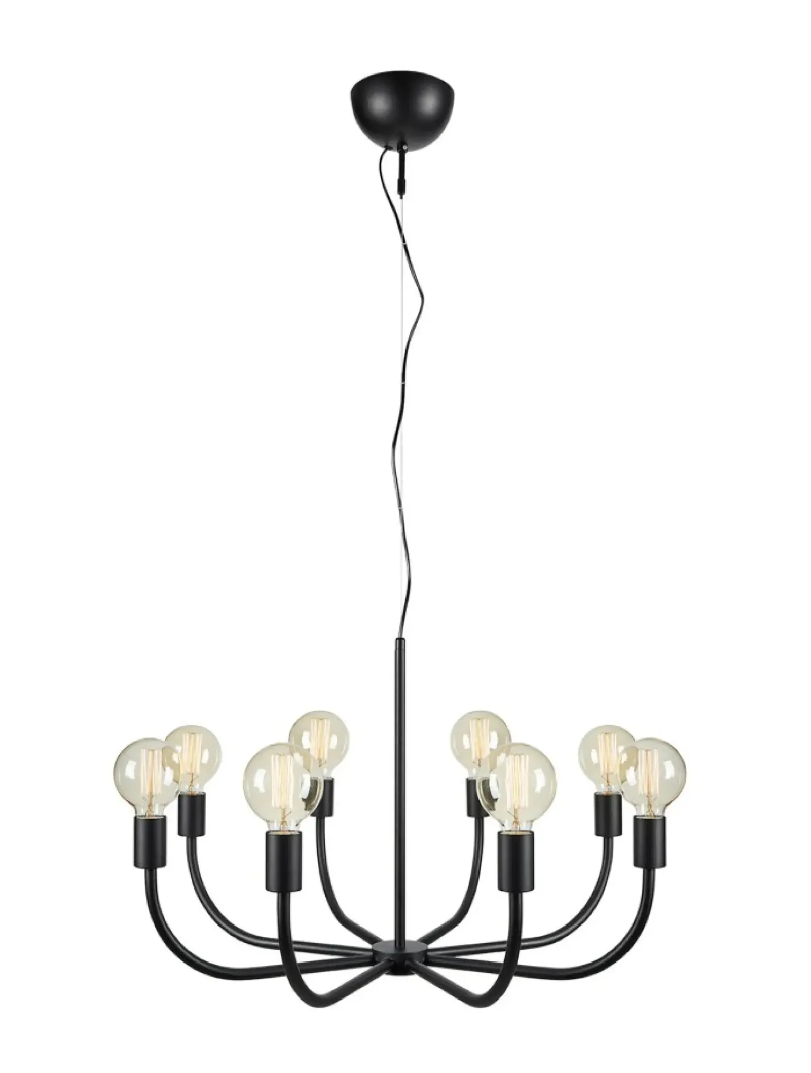 Sklep Kaja Czarna lampa wisząca do salonu lub jadalni 108292 | Kaja Oświetlenie Discount