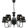 Sklep Kaja Czarna lampa wisząca do salonu LEDEA 50205106 BATLEY | Kaja Hot
