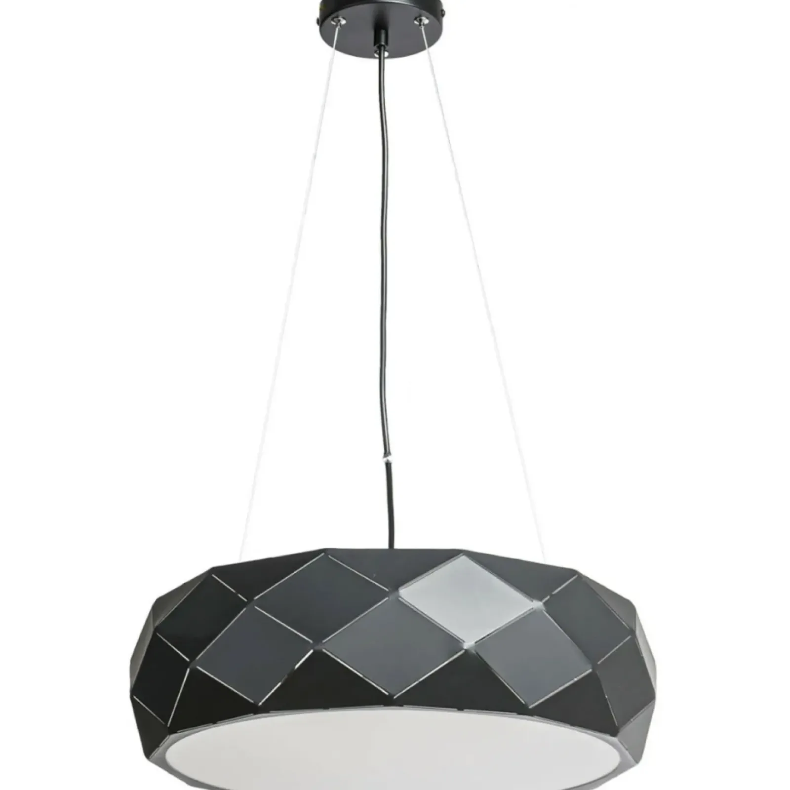 Sklep Kaja Czarna lampa wisząca, do salonu LP-8069/1P BK REUS | Kaja Oświetlenie New