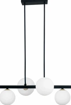 Sklep Kaja Czarna lampa wisząca, do stylowej sypialni 34-01214 z serii KAMA Fashion