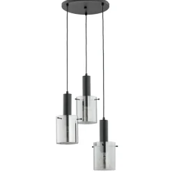 Sklep Kaja Czarna lampa wisząca, estetyczne, proste klosze AL 62414 z serii CELIA Outlet