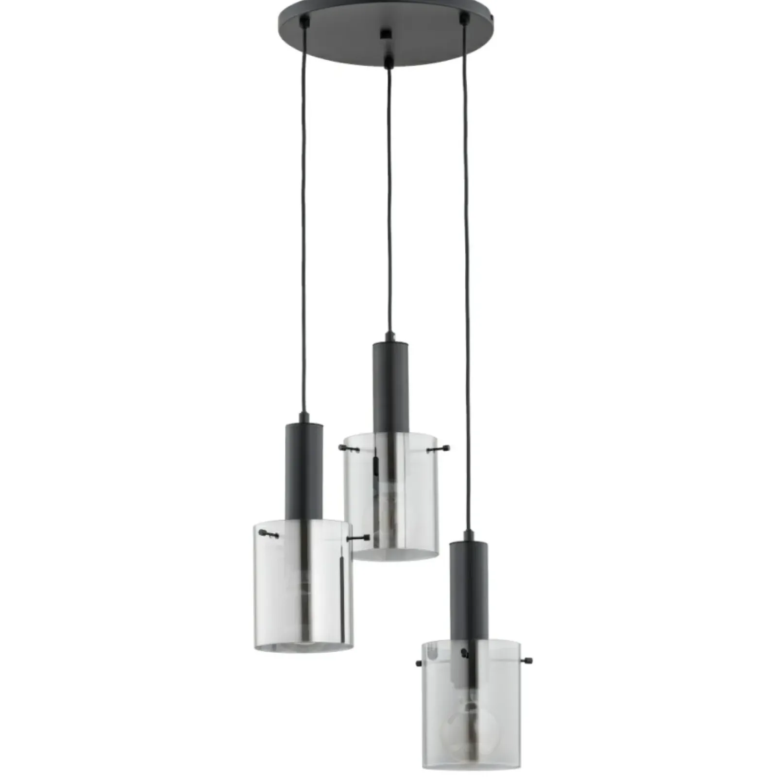 Sklep Kaja Czarna lampa wisząca, estetyczne, proste klosze AL 62414 z serii CELIA Outlet