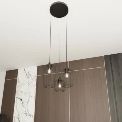 Sklep Kaja Czarna lampa wisząca, idealna nad stół 1365/3PREM z serii VANDER czarny Online