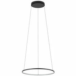 Sklep Kaja Czarna lampa wisząca koło 4000K ⌀45cm 10863 CIRCOLO LED | Kaja Discount