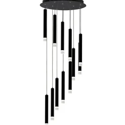 Sklep Kaja Czarna lampa wisząca LED o mocy 12W ML6161 z serii CARBON | Kaja Oświetlenie Cheap