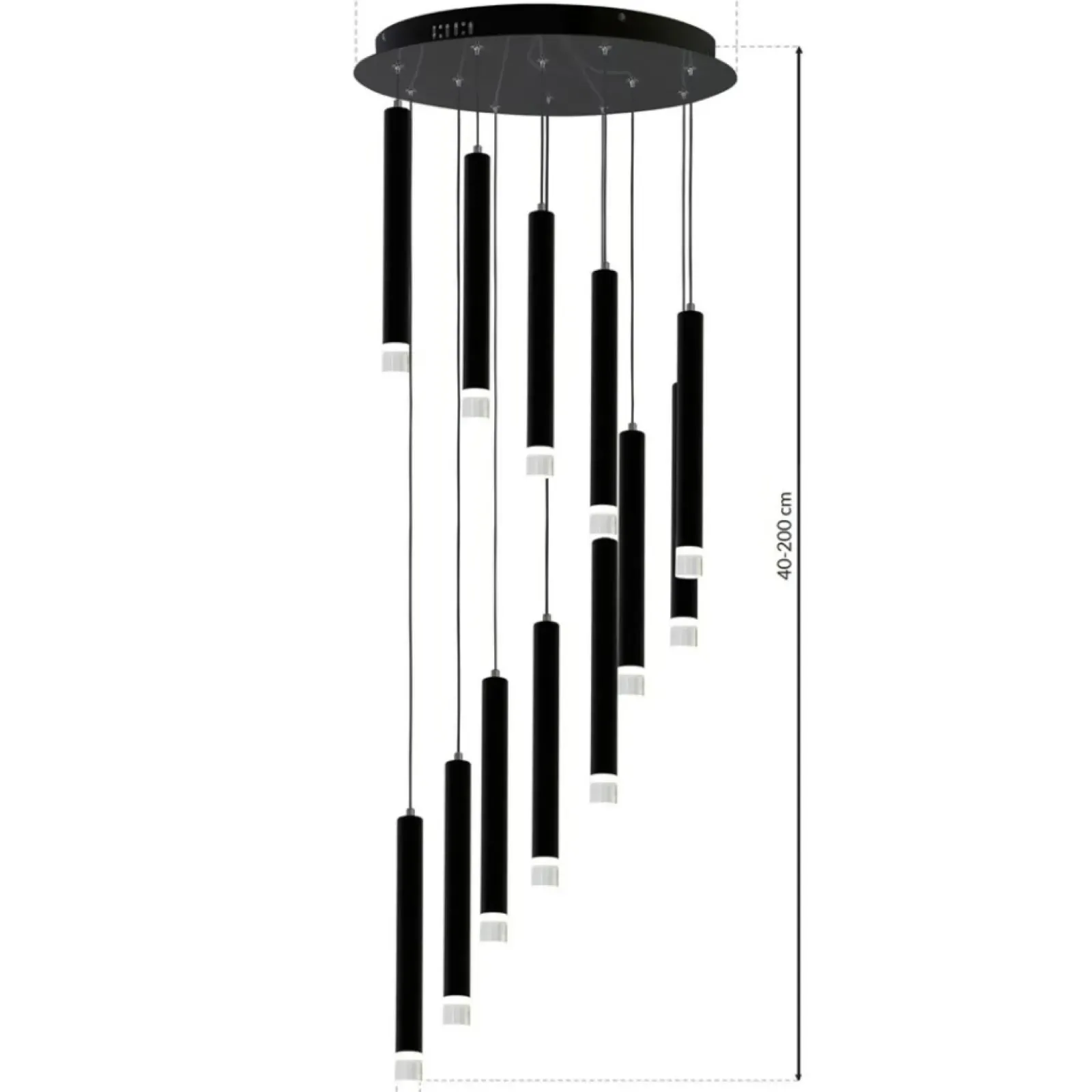 Sklep Kaja Czarna lampa wisząca LED o mocy 12W ML6161 z serii CARBON | Kaja Oświetlenie Cheap