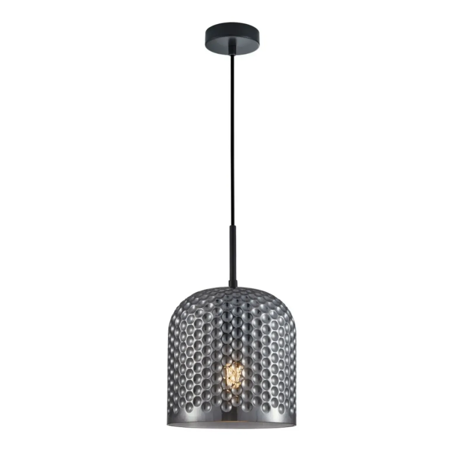 Sklep Kaja Czarna lampa wisząca na żarówkę E27 PND-25205-1L-BK-SG z serii RENTI Cheap