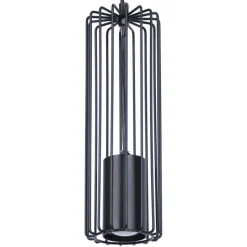 Sklep Kaja Czarna lampa wisząca na okrągłej podsufitce K-4932 | Kaja Oświetlenie czarny Best Sale