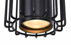 Sklep Kaja Czarna lampa wisząca na okrągłej podsufitce K-4932 | Kaja Oświetlenie czarny Best Sale