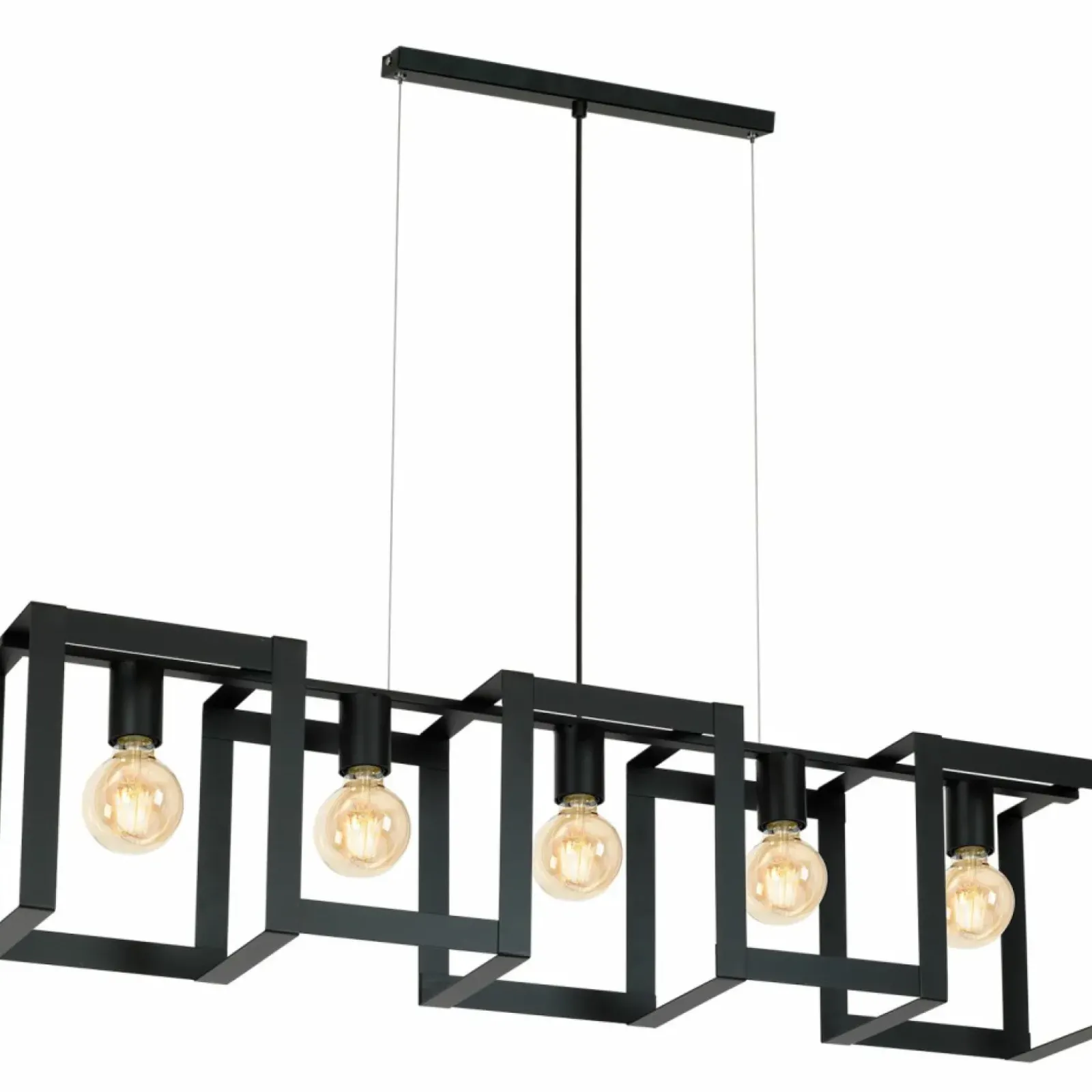 Sklep Kaja Czarna lampa wisząca na pięć źródeł światła LX 0845 z serii KARTEL czarny Sale