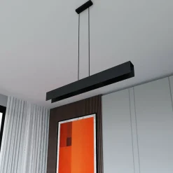 Sklep Kaja Czarna lampa wisząca nad stół w jadalni 672/4 | Kaja Oświetlenie czarny Flash Sale