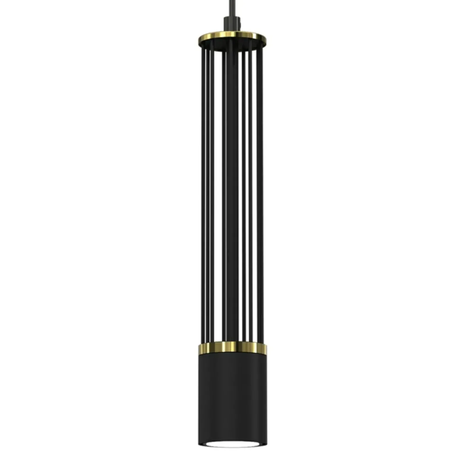 Sklep Kaja Czarna lampa wisząca, nowoczesna tuba MLP8409 z serii ESTILO | Kaja Oświetlenie Cheap