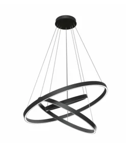 Sklep Kaja Czarna lampa wisząca, regulowana wysokość MOD058PL-L100B3K z serii RIM Cheap