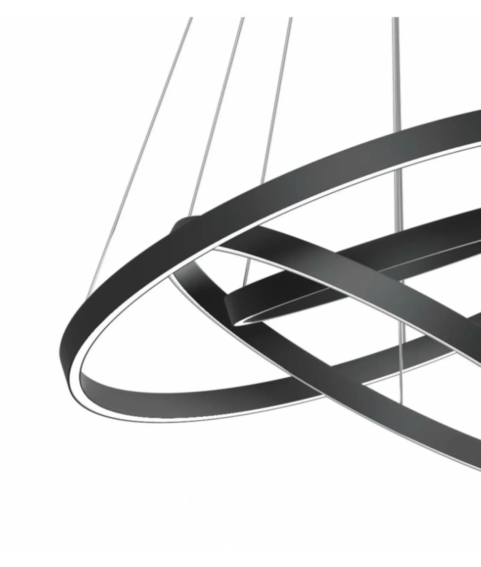 Sklep Kaja Czarna lampa wisząca, regulowana wysokość MOD058PL-L100B3K z serii RIM Cheap