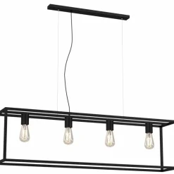 Sklep Kaja Czarna lampa wisząca skrzynka nad stół LX 6695 FRAME | Kaja Shop