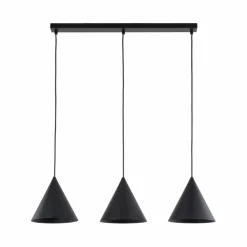 Sklep Kaja Czarna lampa wisząca z 3 zwisami TK 10068 CONO BLACK | Kaja Flash Sale