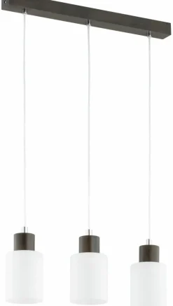 Sklep Kaja Czarna lampa wisząca z białymi kloszami AL 62321 EVIC | Kaja Clearance