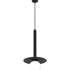Sklep Kaja Czarna lampa wisząca z białym kloszem MLP8913 z serii FUTURA | Kaja Oświetlenie Best Sale