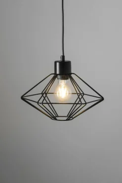 Sklep Kaja Czarna lampa wisząca z drucianym kloszem SIG 40552 z serii VARIO CZ czarny Cheap