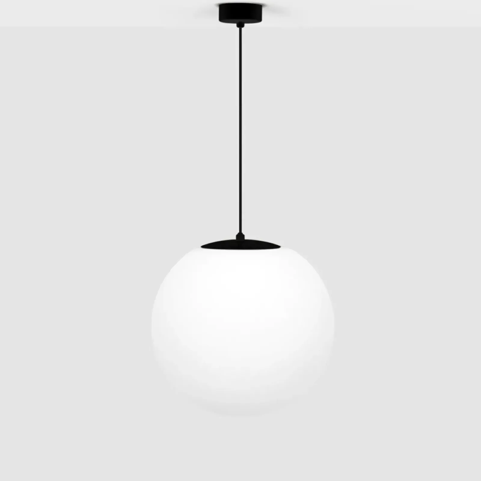 Sklep Kaja Czarna lampa wisząca z dużym kloszem 30 cm K-4922 | Kaja Oświetlenie Hot