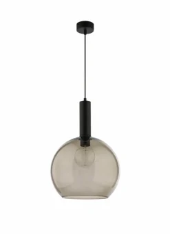 Sklep Kaja Czarna lampa wisząca z dymionym kloszem JUP 1576 LAF | Kaja Shop