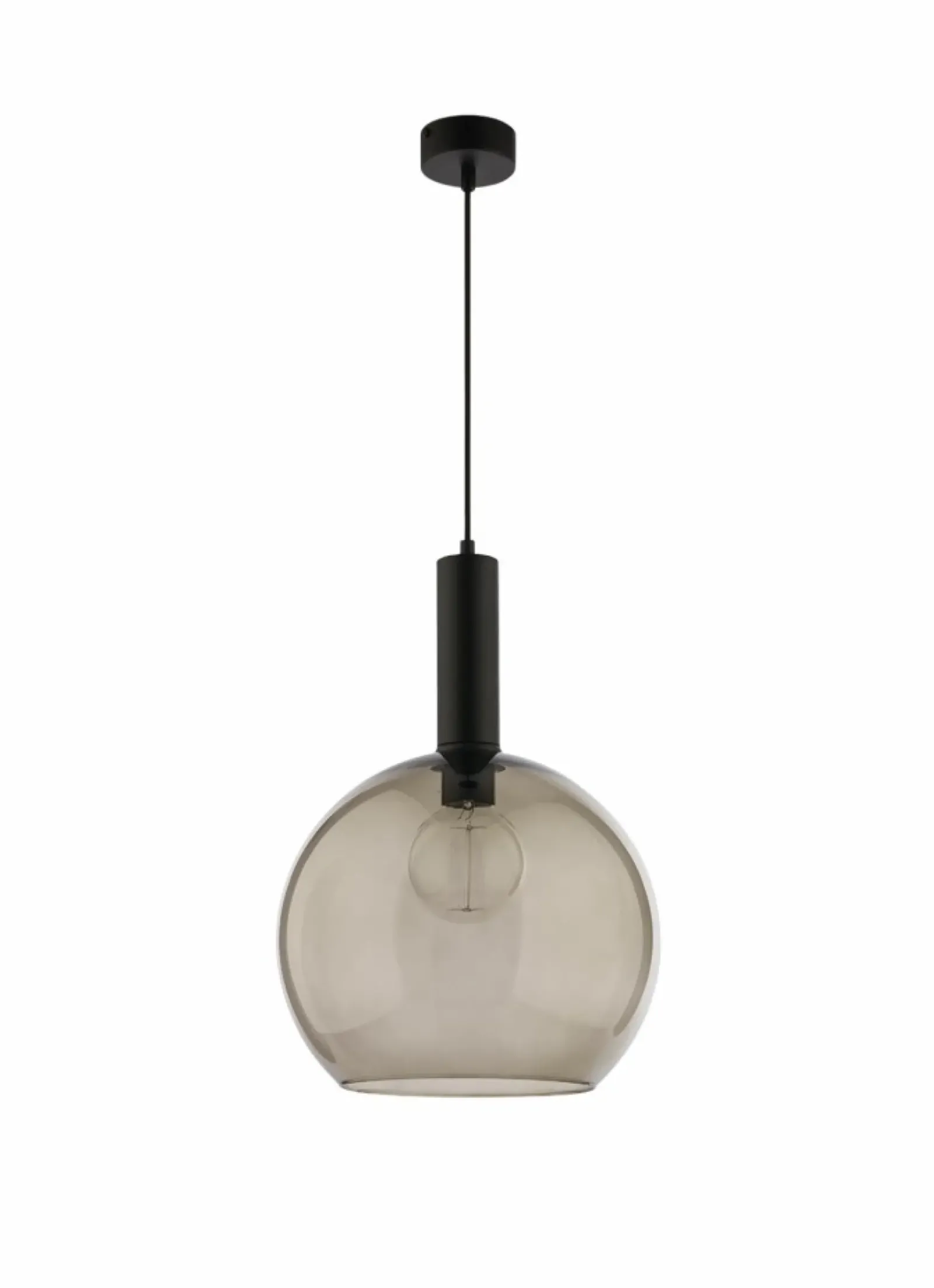 Sklep Kaja Czarna lampa wisząca z dymionym kloszem JUP 1576 LAF | Kaja Shop