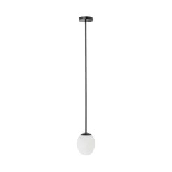 Sklep Kaja Czarna lampa wisząca z kloszem w kształcie jajka 8124 | Kaja czarny Best Sale