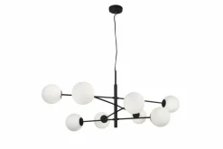 Sklep Kaja Czarna lampa wisząca z kloszami kulkami AZ4422 OVIEDO | Kaja czarny Outlet