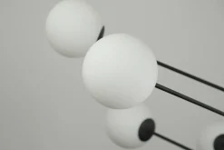 Sklep Kaja Czarna lampa wisząca z kloszami kulkami AZ4422 OVIEDO | Kaja czarny Outlet